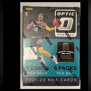 1 Box - 2021-22 Panini Donruss Optic NBA Basketball Blaster Box Factory Sealed